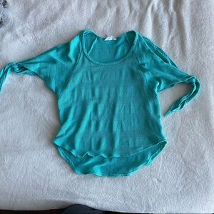 Cold shoulder sweater